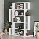 Βιβλιοθήκη Mito Megapap χρώμα λευκό 108x25x161εκ. Βιβλιοθήκη Mito Megapap χρώμα λευκό 108x25x161εκ.