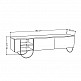 Έπιπλο τηλεόρασης Norfolk Megapap χρώμα ανοιχτή μόκα 151x35x43εκ. Έπιπλο τηλεόρασης Norfolk Megapap χρώμα ανοιχτή μόκα 151x35x43εκ.