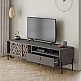 Έπιπλο τηλεόρασης Dionysos Megapap χρώμα γκρι ρετρό 170x45x48,6εκ. Έπιπλο τηλεόρασης Dionysos Megapap χρώμα γκρι ρετρό 170x45x48,6εκ.