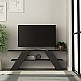 Έπιπλο τηλεόρασης Farfalla Megapap χρώμα ανθρακί 120x33,5x40εκ. Έπιπλο τηλεόρασης Farfalla Megapap χρώμα ανθρακί 120x33,5x40εκ.
