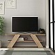 Έπιπλο τηλεόρασης Farfalla Megapap χρώμα φυσικό οξιάς 120x33,5x40εκ. Έπιπλο τηλεόρασης Farfalla Megapap χρώμα φυσικό οξιάς 120x33,5x40εκ.