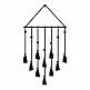 Διακοσμητικό τοίχου Tassel Megapap μεταλλικό χρώμα μαύρο 32,6x2x60εκ. Διακοσμητικό τοίχου Tassel Megapap μεταλλικό χρώμα μαύρο 32,6x2x60εκ.