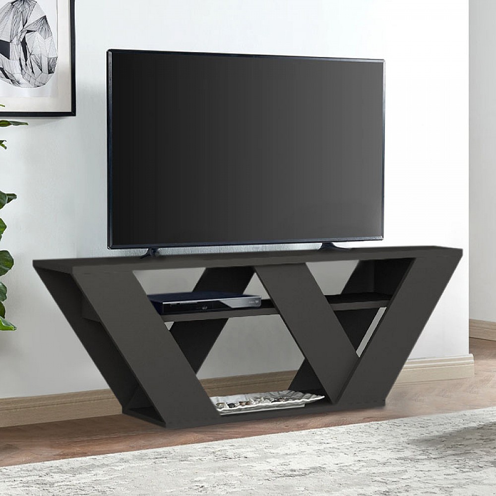 Έπιπλο τηλεόρασης Pipralla Megapap χρώμα ανθρακί 110x30x40εκ. Έπιπλο τηλεόρασης Pipralla Megapap χρώμα ανθρακί 110x30x40εκ.