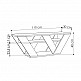 Έπιπλο τηλεόρασης Pipralla Megapap χρώμα ανθρακί 110x30x40εκ. Έπιπλο τηλεόρασης Pipralla Megapap χρώμα ανθρακί 110x30x40εκ.