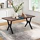 Τραπέζι Walter Megapap Mdf - μεταλλικό χρώμα καρυδί 160x80x75εκ. Τραπέζι Walter Megapap Mdf - μεταλλικό χρώμα καρυδί 160x80x75εκ.