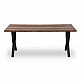 Τραπέζι Walter Megapap Mdf - μεταλλικό χρώμα καρυδί 160x80x75εκ. Τραπέζι Walter Megapap Mdf - μεταλλικό χρώμα καρυδί 160x80x75εκ.
