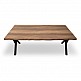 Τραπέζι Walter Megapap Mdf - μεταλλικό χρώμα καρυδί 160x80x75εκ. Τραπέζι Walter Megapap Mdf - μεταλλικό χρώμα καρυδί 160x80x75εκ.