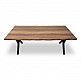 Τραπέζι Walter Megapap Mdf - μεταλλικό χρώμα καρυδί 200x100x75εκ. Τραπέζι Walter Megapap Mdf - μεταλλικό χρώμα καρυδί 200x100x75εκ.