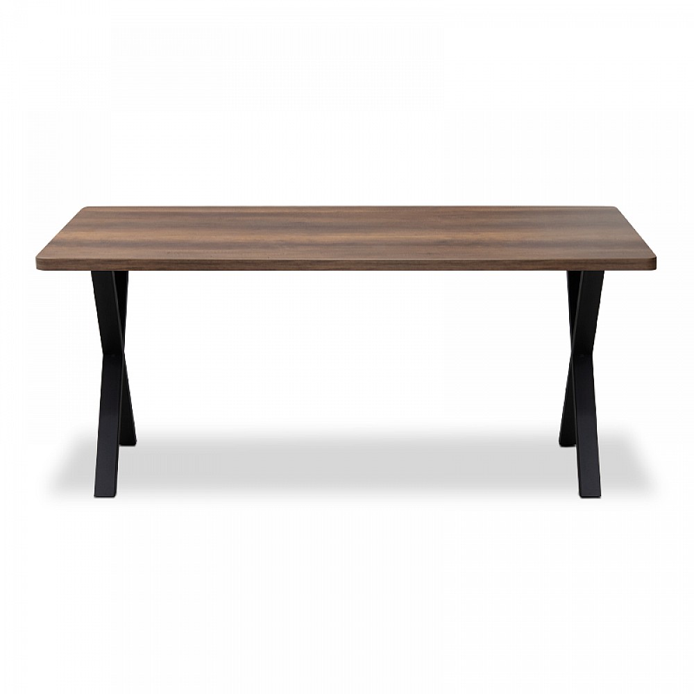 Τραπέζι Jeremy Megapap Mdf - μεταλλικό χρώμα καρυδί 160x80x75εκ. Τραπέζι Jeremy Megapap Mdf - μεταλλικό χρώμα καρυδί 160x80x75εκ.