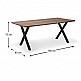 Τραπέζι Jeremy Megapap Mdf - μεταλλικό χρώμα καρυδί 160x80x75εκ. Τραπέζι Jeremy Megapap Mdf - μεταλλικό χρώμα καρυδί 160x80x75εκ.