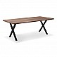 Τραπέζι Jeremy Megapap Mdf - μεταλλικό χρώμα καρυδί 200x100x75εκ. Τραπέζι Jeremy Megapap Mdf - μεταλλικό χρώμα καρυδί 200x100x75εκ.