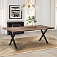 Τραπέζι Jeremy Megapap Mdf - μεταλλικό χρώμα καρυδί 200x100x75εκ. Τραπέζι Jeremy Megapap Mdf - μεταλλικό χρώμα καρυδί 200x100x75εκ.