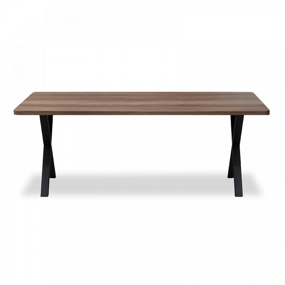 Τραπέζι Jeremy Megapap Mdf - μεταλλικό χρώμα καρυδί 200x100x75εκ. Τραπέζι Jeremy Megapap Mdf - μεταλλικό χρώμα καρυδί 200x100x75εκ.
