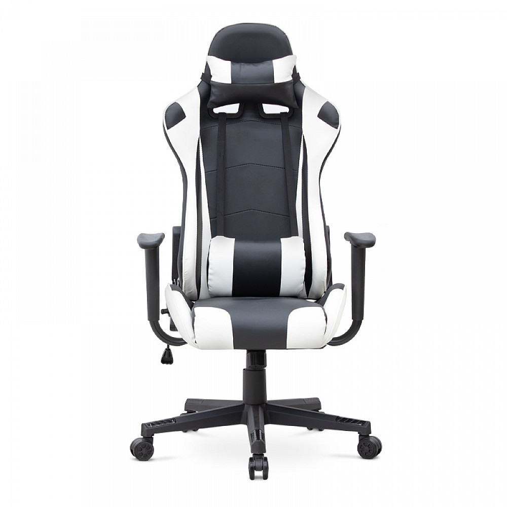Καρέκλα γραφείου Gaming Alonso Megapap από τεχνόδερμα χρώμα λευκό - μαύρο 67x70x125/135 εκ. Καρέκλα γραφείου Gaming Alonso Megapap από τεχνόδερμα χρώμα λευκό - μαύρο 67x70x125/135 εκ.