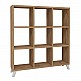 Βιβλιοθήκη μελαμίνης Saul Megapap χρώμα pine oak 88,2x20x88,2εκ. Βιβλιοθήκη μελαμίνης Saul Megapap χρώμα pine oak 88,2x20x88,2εκ.