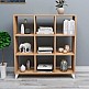 Βιβλιοθήκη μελαμίνης Saul Megapap χρώμα pine oak 88,2x20x88,2εκ. Βιβλιοθήκη μελαμίνης Saul Megapap χρώμα pine oak 88,2x20x88,2εκ.