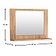 Καθρέφτης μπάνιου Devlin Megapap από μελαμίνη χρώμα pine oak 60x10x45εκ. Καθρέφτης μπάνιου Devlin Megapap από μελαμίνη χρώμα pine oak 60x10x45εκ.