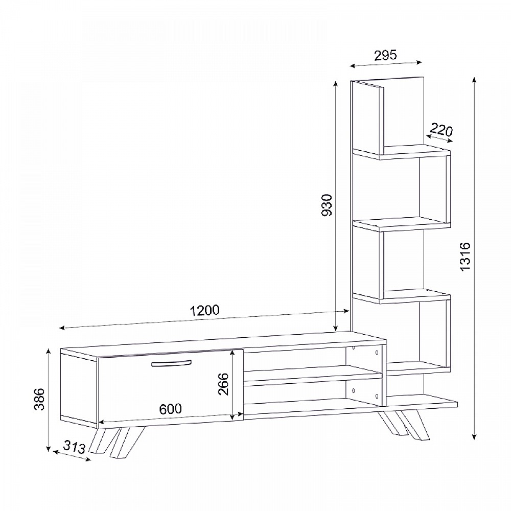 Έπιπλο τηλεόρασης Ceren Megapap χρώμα λευκό - cordoba 149,5x31x131,6εκ. Έπιπλο τηλεόρασης Ceren Megapap χρώμα λευκό - cordoba 149,5x31x131,6εκ.