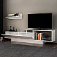 Έπιπλο τηλεόρασης Novara Megapap χρώμα λευκό 180x29,6x45εκ. Έπιπλο τηλεόρασης Novara Megapap χρώμα λευκό 180x29,6x45εκ.