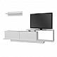 Έπιπλο τηλεόρασης Novara Megapap χρώμα λευκό 180x29,6x45εκ. Έπιπλο τηλεόρασης Novara Megapap χρώμα λευκό 180x29,6x45εκ.