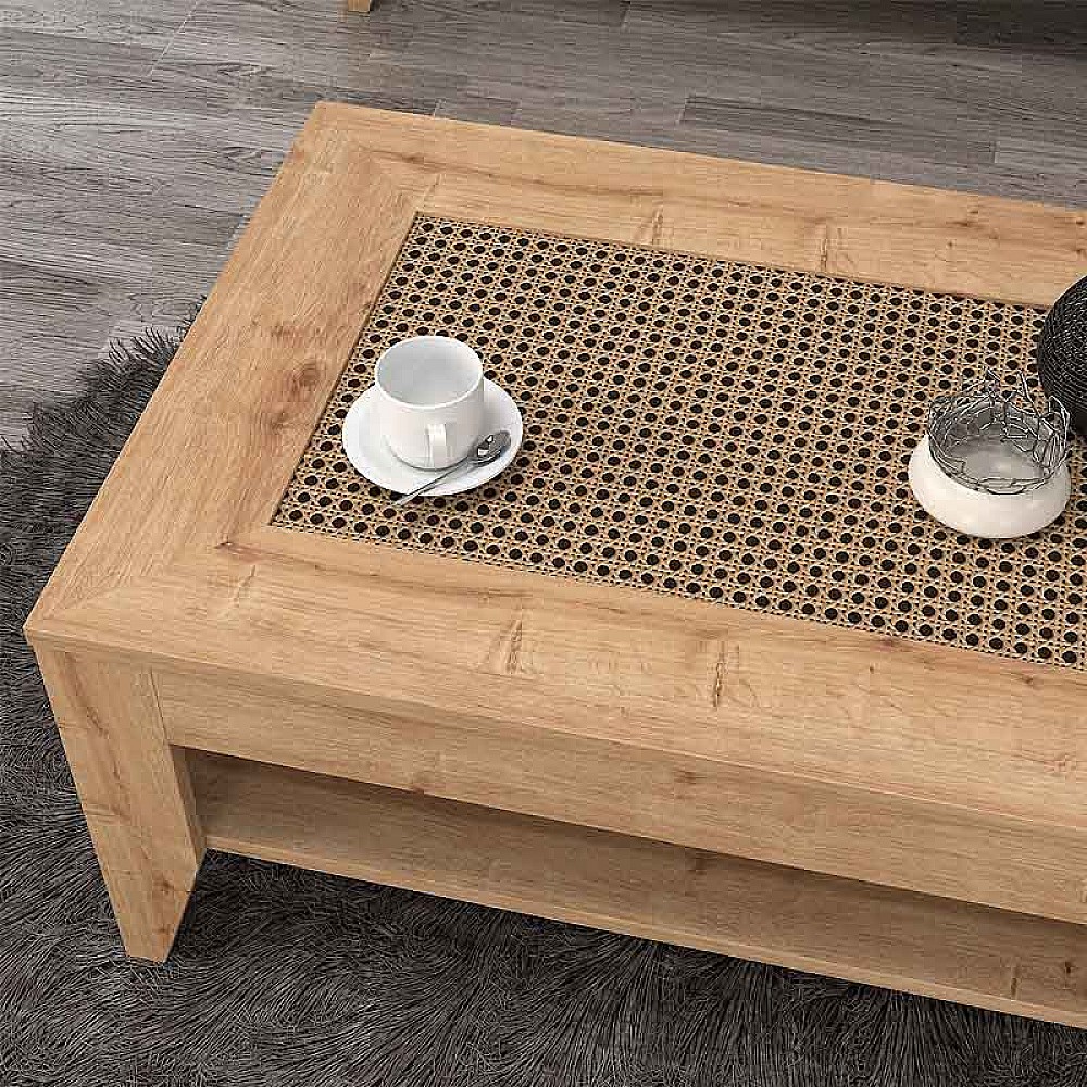 Τραπεζάκι σαλονιού Madura Megapap χρώμα sapphire oak 90x60x40εκ. Τραπεζάκι σαλονιού Madura Megapap χρώμα sapphire oak 90x60x40εκ.