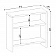 Τραπεζάκι βοηθητικό Silvanus Megapap χρώμα λευκό 51x17,5x49εκ. Τραπεζάκι βοηθητικό Silvanus Megapap χρώμα λευκό 51x17,5x49εκ.
