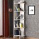 Βιβλιοθήκη Perla Megapap χρώμα λευκό 48x22x170εκ. Βιβλιοθήκη Perla Megapap χρώμα λευκό 48x22x170εκ.