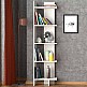 Βιβλιοθήκη Perla Megapap χρώμα λευκό 48x22x170εκ. Βιβλιοθήκη Perla Megapap χρώμα λευκό 48x22x170εκ.