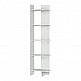 Βιβλιοθήκη Perla Megapap χρώμα λευκό 48x22x170εκ. Βιβλιοθήκη Perla Megapap χρώμα λευκό 48x22x170εκ.