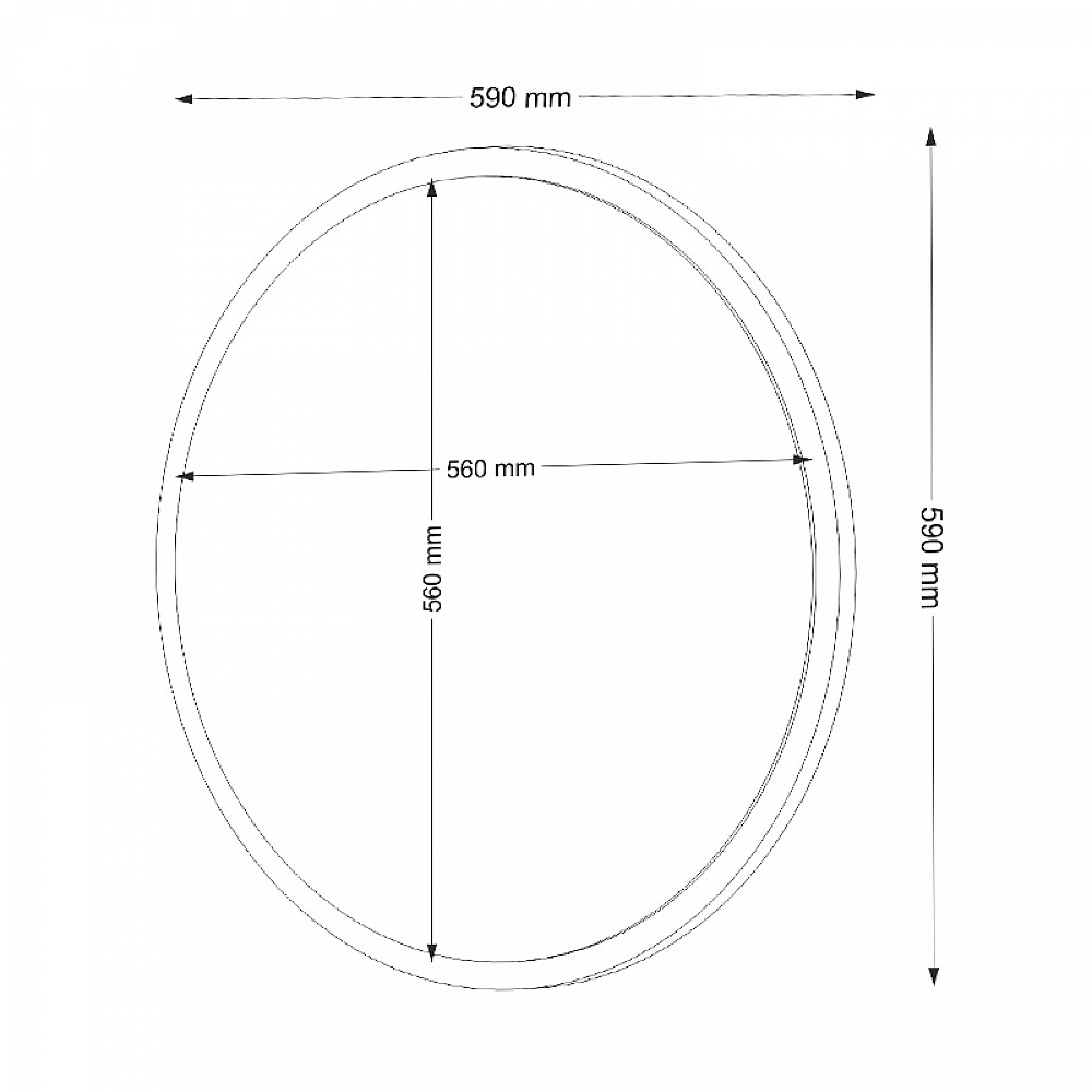 Καθρέπτης τοίχου Glob Μegapap χρώμα λευκό 59x2x59εκ. Καθρέπτης τοίχου Glob Μegapap χρώμα λευκό 59x2x59εκ.