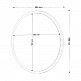 Καθρέπτης τοίχου Glob Μegapap χρώμα λευκό 59x2x59εκ. Καθρέπτης τοίχου Glob Μegapap χρώμα λευκό 59x2x59εκ.