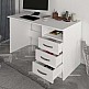 Γραφείο εργασίας Eldoris Megapap χρώμα λευκό 120x60x75εκ. Γραφείο εργασίας Eldoris Megapap χρώμα λευκό 120x60x75εκ.