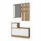 Έπιπλο εισόδου Galina Megapap χρώμα sapphire oak - λευκό 91,8x27x70εκ. Έπιπλο εισόδου Galina Megapap χρώμα sapphire oak - λευκό 91,8x27x70εκ.