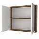 Καθρέπτης μπάνιου Lilian Μegapap χρώμα atlantic pine 75x14,6x65εκ. Καθρέπτης μπάνιου Lilian Μegapap χρώμα atlantic pine 75x14,6x65εκ.