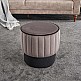 Σκαμπώ Rose Megapap βελούδινο χρώμα γκρι 40x40x40εκ. Σκαμπώ Rose Megapap βελούδινο χρώμα γκρι 40x40x40εκ.