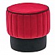 Σκαμπώ Rose Megapap βελούδινο χρώμα κόκκινο 40x40x40εκ. Σκαμπώ Rose Megapap βελούδινο χρώμα κόκκινο 40x40x40εκ.