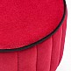 Σκαμπώ Rose Megapap βελούδινο χρώμα κόκκινο 40x40x40εκ. Σκαμπώ Rose Megapap βελούδινο χρώμα κόκκινο 40x40x40εκ.