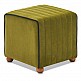 Σκαμπώ Mona Megapap βελούδινο χρώμα πράσινο 40x40x40εκ. Σκαμπώ Mona Megapap βελούδινο χρώμα πράσινο 40x40x40εκ.