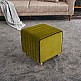 Σκαμπώ Mona Megapap βελούδινο χρώμα πράσινο 40x40x40εκ. Σκαμπώ Mona Megapap βελούδινο χρώμα πράσινο 40x40x40εκ.