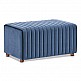 Σκαμπώ Mabel Megapap βελούδινο χρώμα μπλε 80x40x40εκ. Σκαμπώ Mabel Megapap βελούδινο χρώμα μπλε 80x40x40εκ.