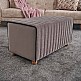Σκαμπώ Mabel Megapap βελούδινο χρώμα γκρι 80x40x40εκ. Σκαμπώ Mabel Megapap βελούδινο χρώμα γκρι 80x40x40εκ.