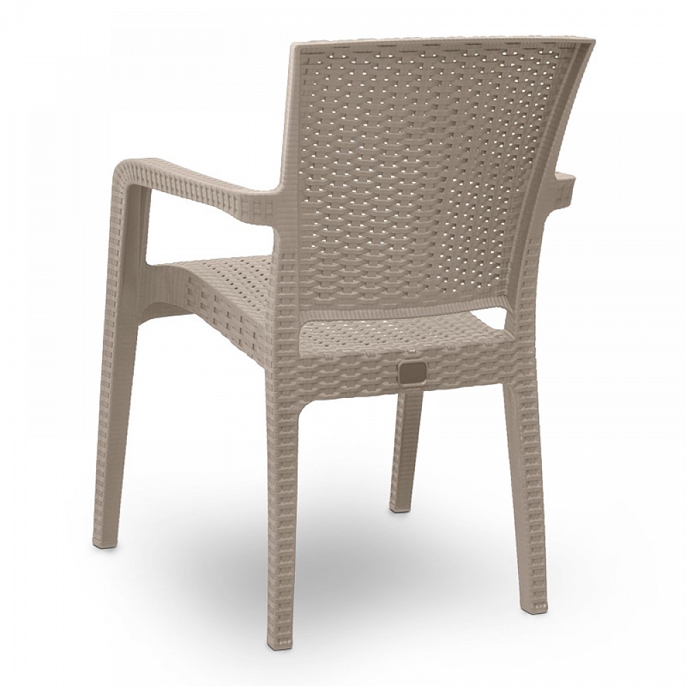 Πολυθρόνα πολυπροπυλενίου Clio Megapap recycled χρώμα cappuccino 57x55x86εκ. Πολυθρόνα πολυπροπυλενίου Clio Megapap recycled χρώμα cappuccino 57x55x86εκ.