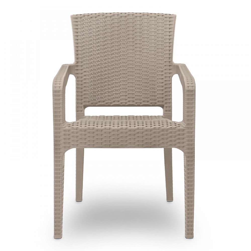 Πολυθρόνα πολυπροπυλενίου Clio Megapap recycled χρώμα cappuccino 57x55x86εκ. Πολυθρόνα πολυπροπυλενίου Clio Megapap recycled χρώμα cappuccino 57x55x86εκ.