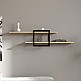 Ραφιέρα τοίχου Mone Megapap χρώμα sapphire oak - μαύρο 120x18x30εκ. - GP052-0213,1 Ραφιέρα τοίχου Mone Megapap χρώμα sapphire oak - μαύρο 120x18x30εκ. - GP052-0213,1