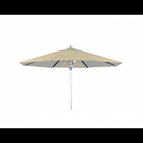 Fiji Umbrella R250/8 ALU. Polyester Ecru - Αλουμίνιο - 250x250x0 cm