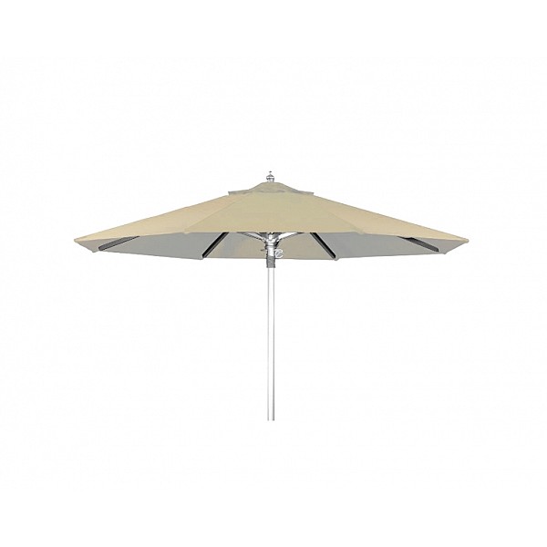 Fiji Umbrella R200/8 ALU. Polyester Ecru - Αλουμίνιο - 200x200x0 cm