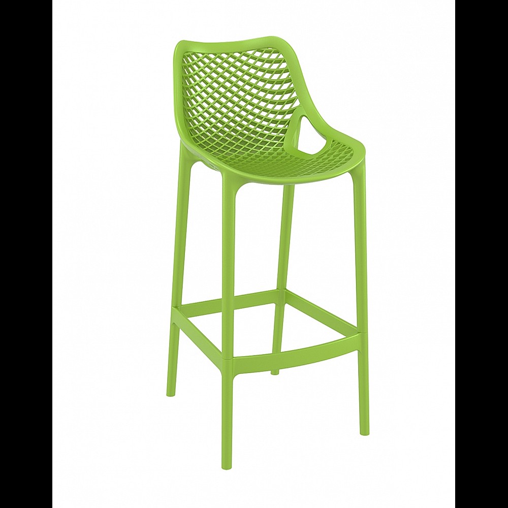 Air/S-75 Barstool Tropical Green Pl - Πολυπροπυλένιο - 53x45x105 cm