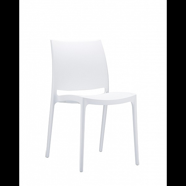 Maya Chair White - Πολυπροπυλένιο - 45x44x81 cm