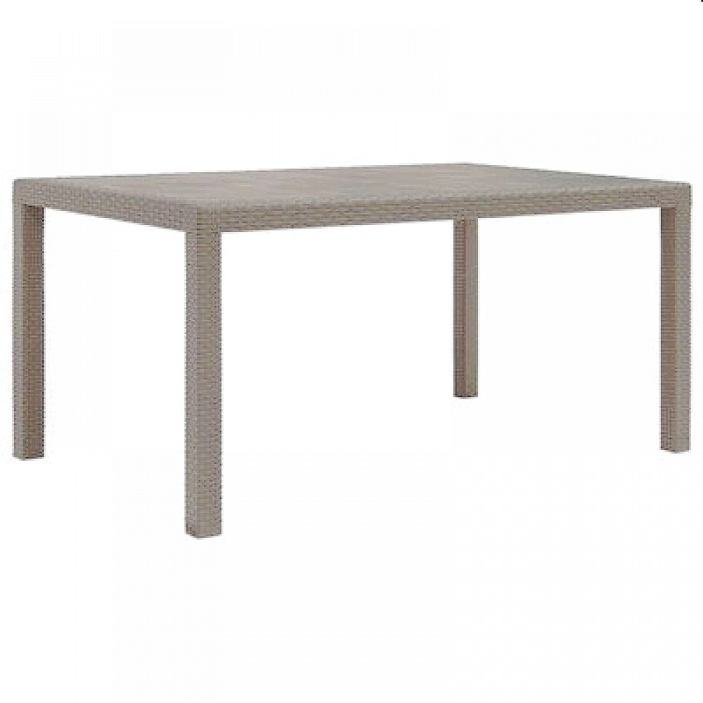 Τραπέζι Melody Cappuccino - Πολυπροπυλένιο - 161x95x75 cm