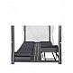 Fabio/Full Extras Day Bed Anthracite - Αλουμίνιο - 204x174x220 cm